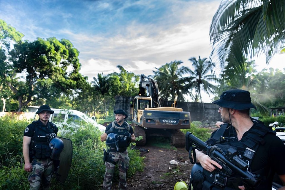 Photo : Préfecture de Mayotte, opération Wuambushu, 27 avril 2023